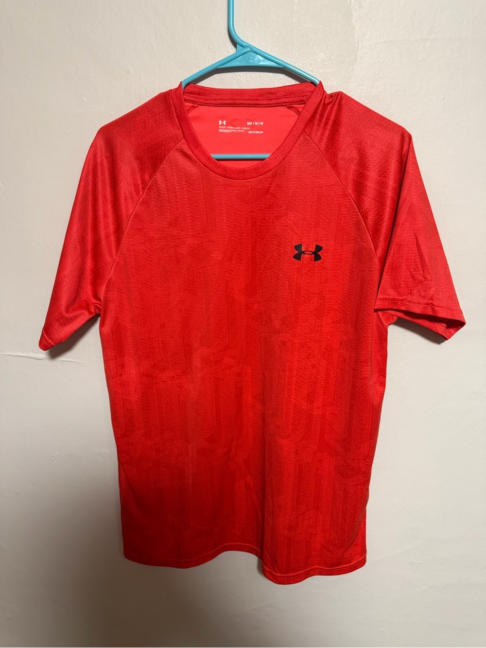 Under Armour Men’s Bright Red Short-Sleeve Athletic Tee